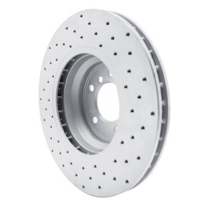 BMW X1 Brake Rotor (1) - Front Left - DFC - Drilled Geoperformance - `07-`15