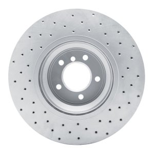 BMW X1 Brake Rotor (1) - Front Left - DFC - Drilled Geoperformance - `07-`15