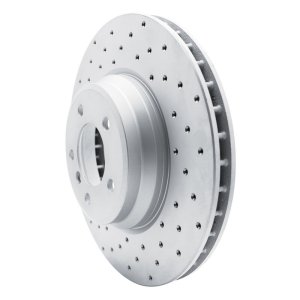 BMW X1 Brake Rotor (1) - Front Left - DFC - Drilled Geoperformance - `07-`15