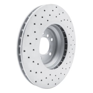BMW 335I Brake Rotor (1) - Front Right - DFC - Drilled Geoperformance - `07-`15