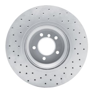 BMW 335I Brake Rotor (1) - Front Right - DFC - Drilled Geoperformance - `07-`15