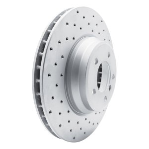 BMW 335I Brake Rotor (1) - Front Right - DFC - Drilled Geoperformance - `07-`15