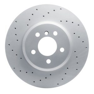 BMW 535D Brake Rotor (1) - Front Left - DFC - Drilled Geoperformance - `11-`19