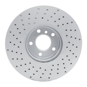 BMW 740Ld xDrive Brake Rotor (1) - Front Left - DFC - Drilled Geoperformance - `10-`18