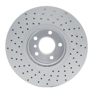 BMW 740LI Brake Rotor (1) - Front Right - DFC - Drilled Geoperformance - `10-`18 BMW 740LI Brake Rotor (1) - Front Right - DFC - Drilled Geoperformance - `10-`18