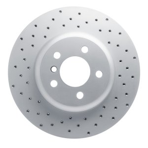 BMW 740Ld Xdrive Brake Rotor (1) - Rear Left - DFC - Geoperformance Drilled - `10-`19