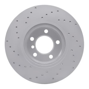 BMW 330E Brake Rotor (1) - Front Right - DFC - Drilled Geoperformance - `12-`18