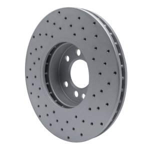 BMW X5 Brake Rotor (1) - Front Left - DFC - Drilled Geoperformance - `00-`06