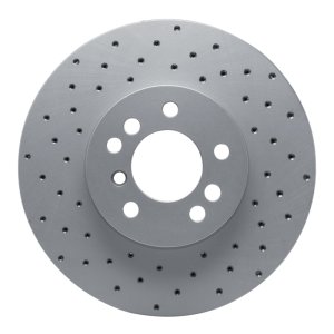 BMW X5 Brake Rotor (1) - Front Left - DFC - Drilled Geoperformance - `00-`06