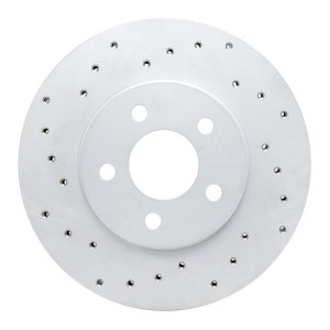 Chrysler Cirrus Brake Rotor (1) - Front Left - DFC - Geoperf Rotors - Drilled - `95-`00