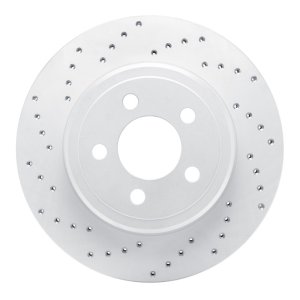 Chrysler 300 Brake Rotor (1) - Rear Left - DFC - Drilled Geoperformance - `05-`23