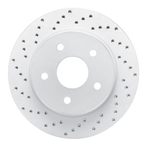 Chrysler Aspen Brake Rotor (1) - Front Left - DFC - Geoperf Drilled - `02-`24