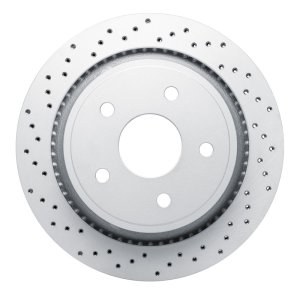 Chrysler Aspen Brake Rotor (1) - Rear Left - DFC - Drilled Geoperformance - `02-`24