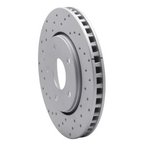 Chrysler Town & Country Brake Rotor (1) - Front Left - DFC - Drilled Geoperformance Rotor - `08-`16