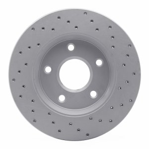 Chrysler Town & Country Brake Rotor (1) - Front Left - DFC - Drilled Geoperformance Rotor - `08-`16