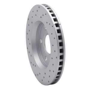 Chrysler Town & Country Brake Rotor (1) - Front Right - DFC - Drilled Geoperformance Rotor - `08-`16