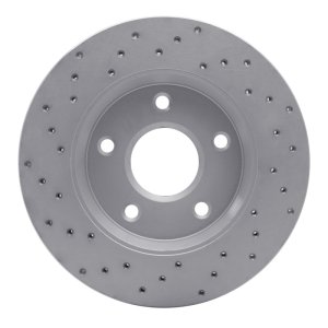Chrysler Town & Country Brake Rotor (1) - Front Right - DFC - Drilled Geoperformance Rotor - `08-`16