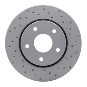 Chrysler Town & Country Brake Rotor (1) - Front Right - DFC - Drilled Geoperformance Rotor - `08-`16