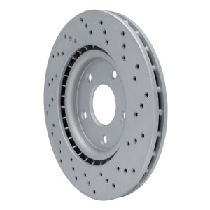 Chrysler Town & Country Brake Rotor (1) - Front Left - DFC - Drilled Geoperformance - `12-`25