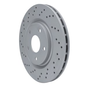 Chrysler Town & Country Brake Rotor (1) - Front Left - DFC - Drilled Geoperformance - `12-`25