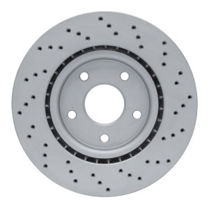 Chrysler Town & Country Brake Rotor (1) - Front Left - DFC - Drilled Geoperformance - `12-`25