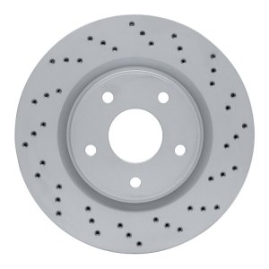 Chrysler Town & Country Brake Rotor (1) - Front Right - DFC - Geoperf Drilled - `12-`25