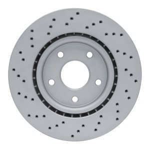 Chrysler Town & Country Brake Rotor (1) - Front Right - DFC - Geoperf Drilled - `12-`25