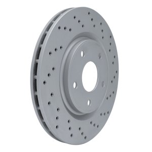 Chrysler Town & Country Brake Rotor (1) - Front Right - DFC - Geoperf Drilled - `12-`25