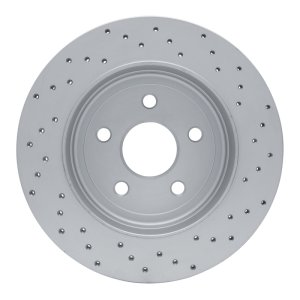 Dodge Durango Brake Rotor (1) - Rear Left - DFC - Geoperformance Drilled - `11-`22