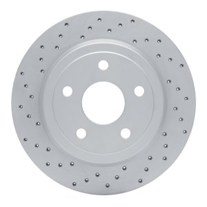 Dodge Durango Brake Rotor (1) - Rear Left - DFC - Geoperformance Drilled - `11-`22 Dodge Durango Brake Rotor (1) - Rear Left - DFC - Geoperformance Drilled - `11-`22