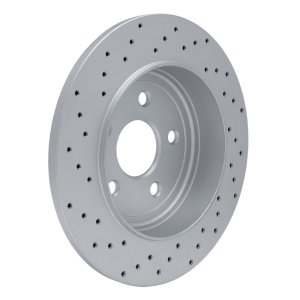 Dodge Durango Brake Rotor (1) - Rear Right - DFC - Drilled Geoperformance - `11-`22