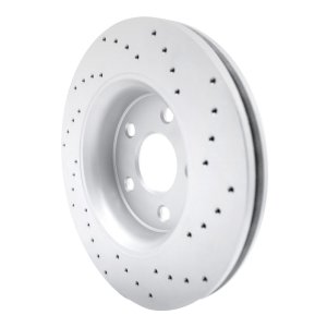 Dodge Durango Brake Rotor (1) - Front Left - DFC - Drilled Geoperformance Rotor - `11-`22