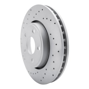 Dodge Durango Brake Rotor (1) - Front Left - DFC - Drilled Geoperformance Rotor - `11-`22