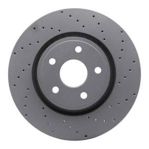 Dodge Durango Brake Rotor (1) - Front Right - DFC - Geoperformance Drilled - `11-`25 Dodge Durango Brake Rotor (1) - Front Right - DFC - Geoperformance Drilled - `11-`25