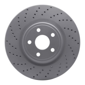 Dodge Durango Brake Rotor (1) - Front Left - DFC - Drilled Geoperformance - `12-`25 Dodge Durango Brake Rotor (1) - Front Left - DFC - Drilled Geoperformance - `12-`25