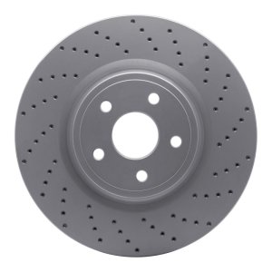 Dodge Durango Brake Rotor (1) - Front Right - DFC - Geoperformance Drilled - `12-`25 Dodge Durango Brake Rotor (1) - Front Right - DFC - Geoperformance Drilled - `12-`25