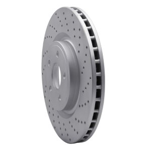 Dodge Durango Brake Rotor (1) - Front Right - DFC - Geoperformance Drilled - `12-`25