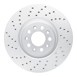 Alfa Romeo Tonale Brake Rotor (1) - Front Left - DFC - Drilled Geoperformance - `14-`26