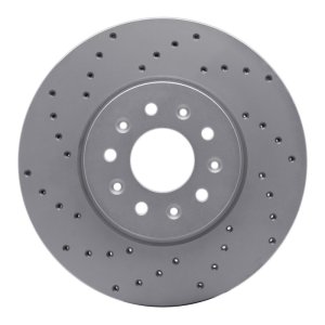 Buick Lacrosse Brake Rotor (1) - Front Left - DFC - Drilled Geoperformance - `16-`21