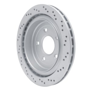 Cadillac Xlr Brake Rotor (1) - Rear Left - DFC - Drilled Geoperformance Rotor - `97-`13