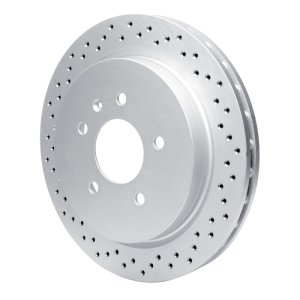 Cadillac Cts Brake Rotor (1) - Rear Left - DFC - Drilled Geoperformance - `03-`11