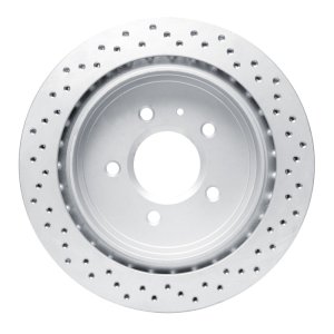 Cadillac Cts Brake Rotor (1) - Rear Left - DFC - Drilled Geoperformance - `03-`11