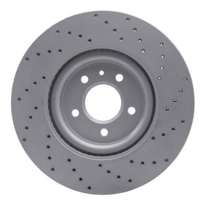 Cadillac Cts Brake Rotor (1) - Rear Left - DFC - Geoperformance Drilled - `08-`19