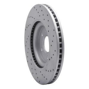 Cadillac Cts Brake Rotor (1) - Rear Left - DFC - Geoperformance Drilled - `08-`19