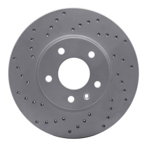 Cadillac CT4 Brake Rotor (1) - Front Left - DFC - Geoperformance Drilled - `13-`25