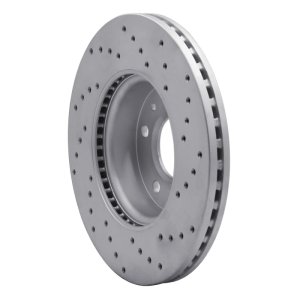 Cadillac CT4 Brake Rotor (1) - Front Left - DFC - Geoperformance Drilled - `13-`25