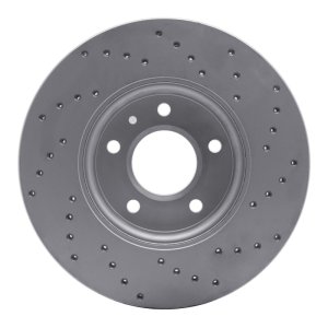 Cadillac CT4 Brake Rotor (1) - Front Left - DFC - Geoperformance Drilled - `13-`25
