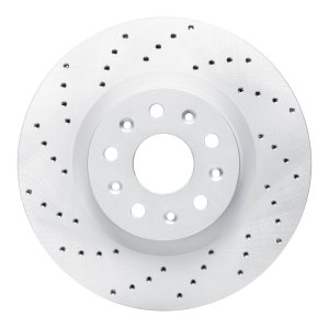 Cadillac Ct6 Brake Rotor (1) - Front Left - DFC - Geoperformance, Drilled - `14-`25