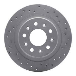 Buick Regal Tourx Brake Rotor (1) - Rear Right - DFC - Drilled Geoperformance - `16-`25