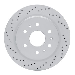 Cadillac Escalade Brake Rotor (1) - Rear Left - DFC - Geoperformance Drilled - `19-`26